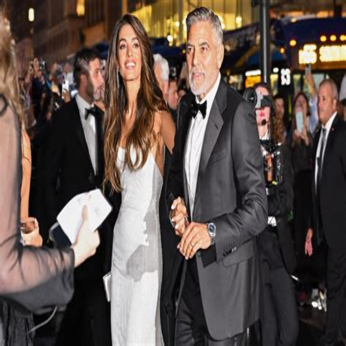 Amal Clooney, Anne Hathaway and Kate Moss among the best dressed at The Albies