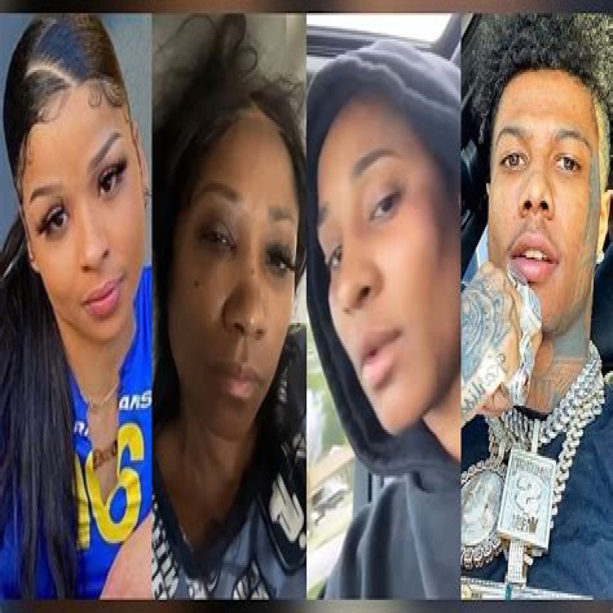 Chrisean Rock Fights Blueface's Mom And Sister