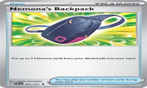 Nemona's Backpack (Paldean Fates 83)