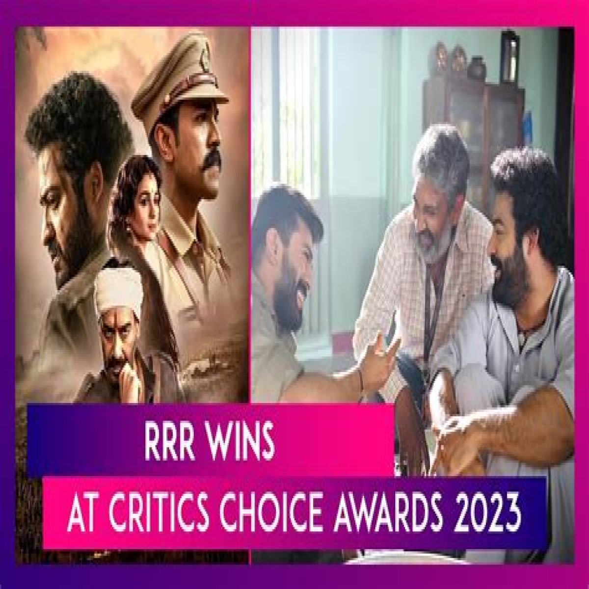 'RRR' wins Critics Choice Award for best foreign language film. 'Naatu Naatu' is best song | Entertainment News