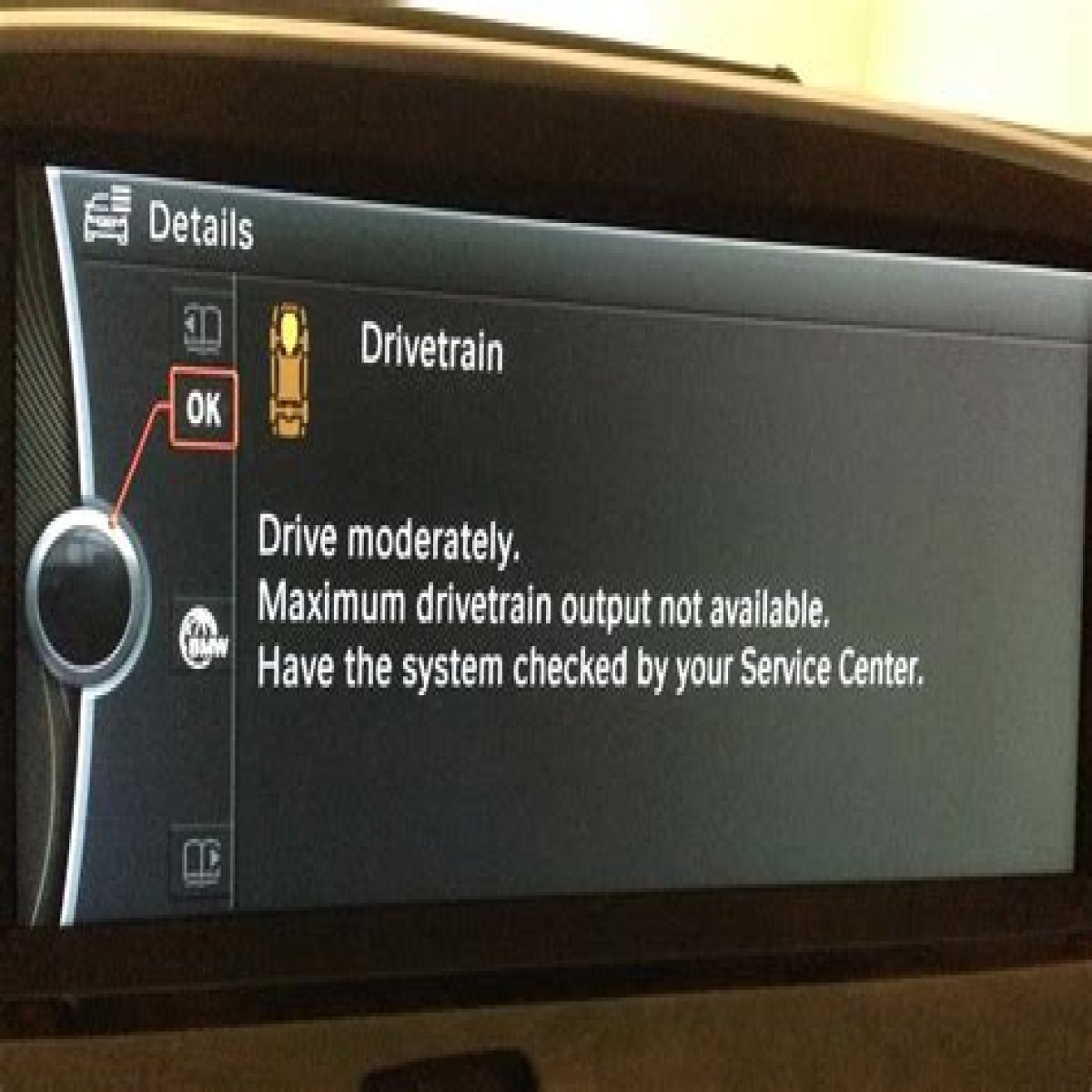What is a drivetrain malfunction in a BMW?