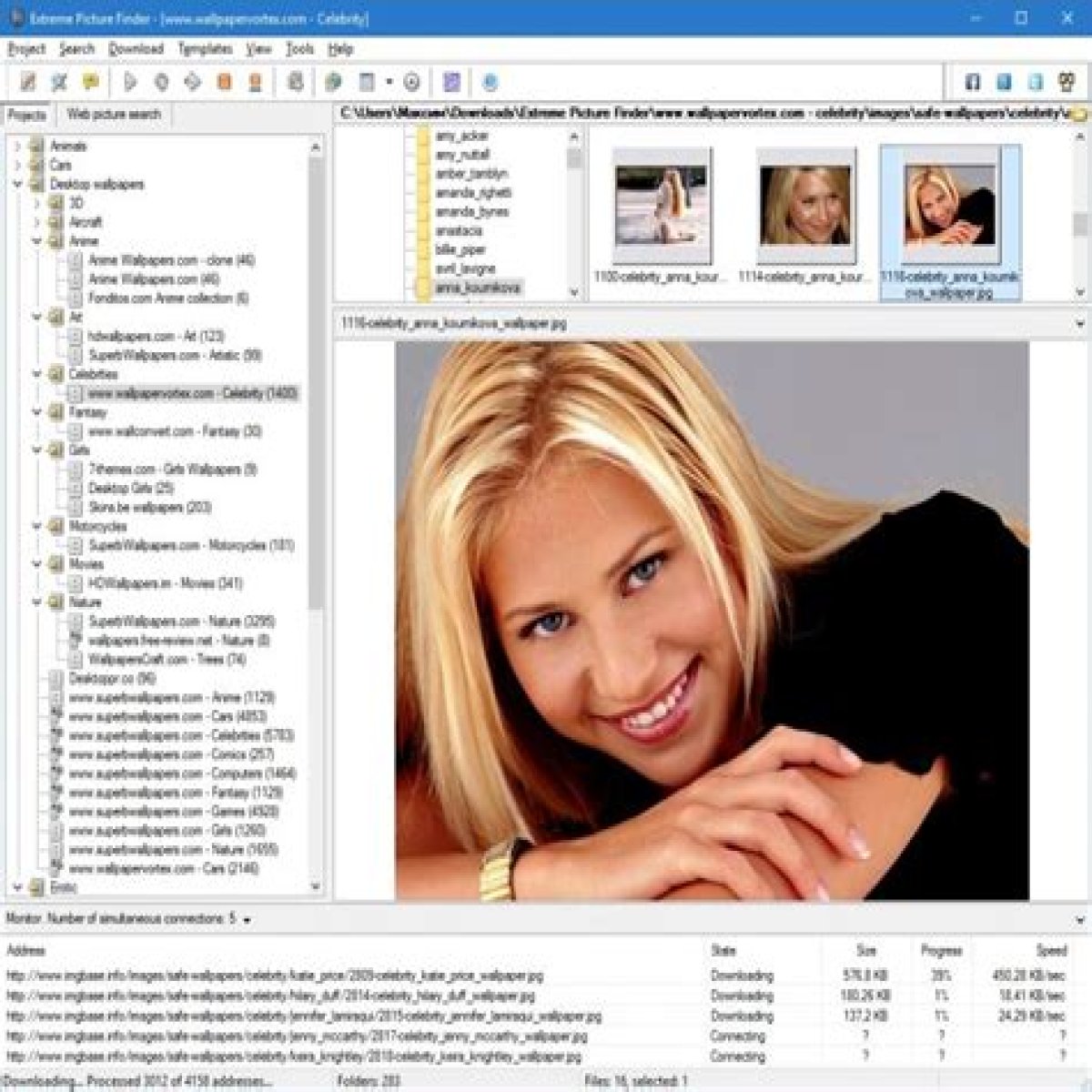 Why Extreme Picture Finder Skipping Pictures Or Repeating?